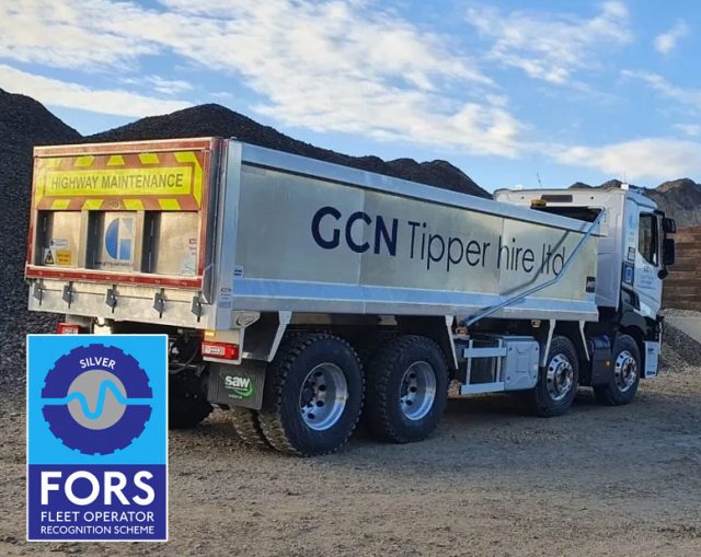 GCN Tipper Hire secures FORS Silver Accreditation with JCS Transport 